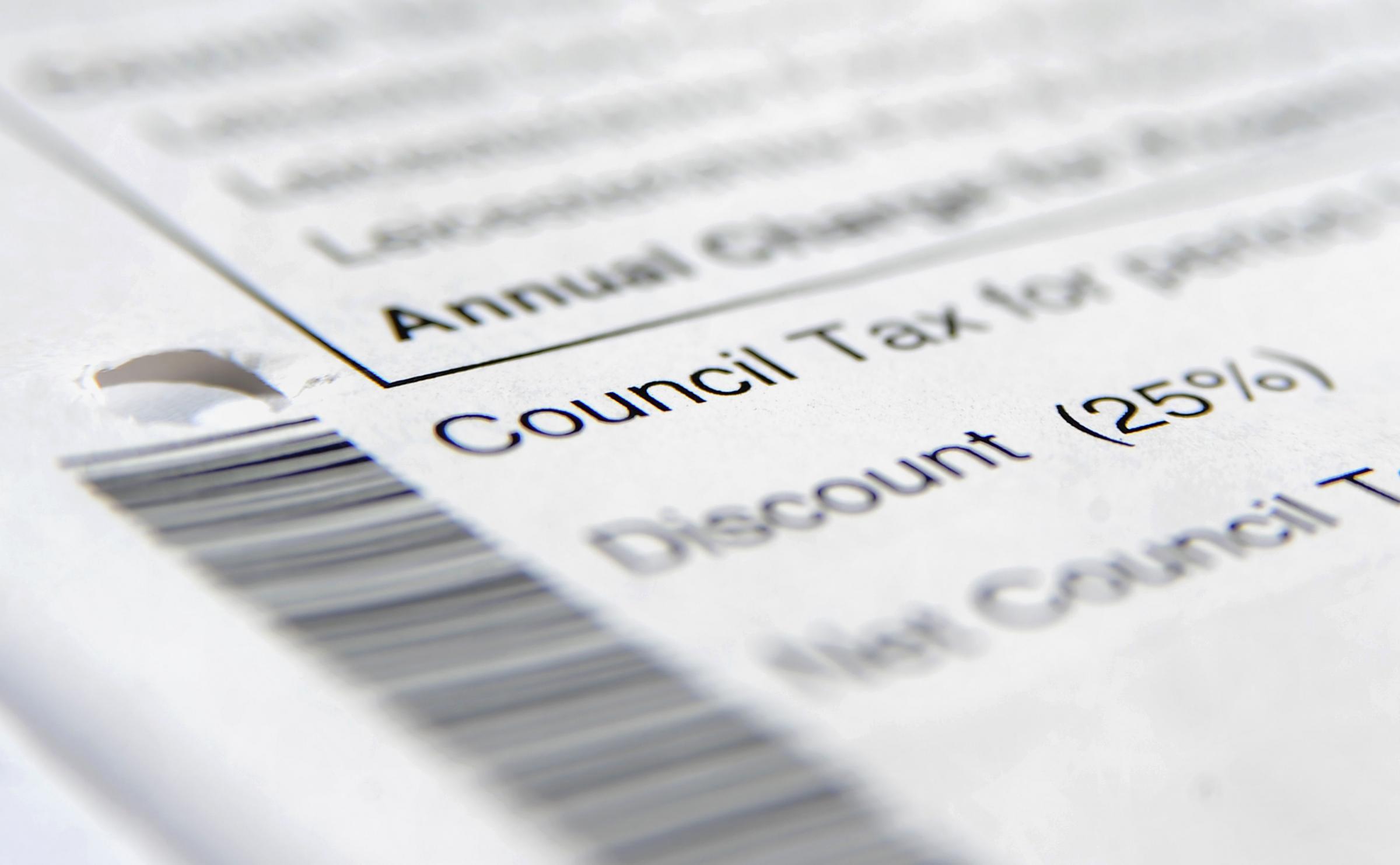 File photo dated 11/06/13 of a council tax bill as Citizens Advice Scotland has revealed that Scots owe millions of pounds in council tax, according to figures from a charity. CAS has revealed 3,399 people sought its help over council tax debts averaging 