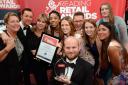 Independent Retailer of the Year - Jacobs the Jewellers complete with Dene Tonna -  148622 Reading Retail Awards 2015 - Mike Swift 5/8/15. (37749832)