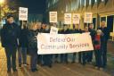 The Defend Our Community Services group had protested against emerging cuts in Bracknell's forest library service