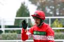 Noel Fehily celebrates on Doux Pretender after riding three winners at the Ascot's Prince's Countryside Fund two-day meeting on Friday and Saturday. All pictures by Sue Orpwood.