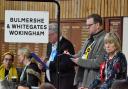 The vote count in a previous year. Results in Wokingham will be revealed on Saturday, May 8. Credit: chris forsey 12/12/19.