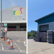 Longshot Lane, Bracknell and Smallmead, Reading recycling centres.