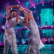 Photo of Giovanni Pernice, Rose Ayling-Ellis during the live show of Saturday's BBC1's Strictly Come Dancing. Pic: Guy Levy/BBC