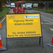 Highways works taking place in Bracknell Forest. Credit: Bracknell Forest Council