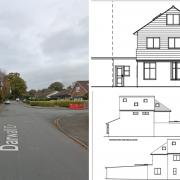 Plans for a house extension on Darwell Drive in Ascot have caused controversy