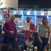 Newton Pippin wins the Pub of the Year