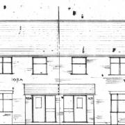 Plans for the three bed house on Moordale Avenue