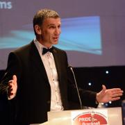 Ady Williams speaking at last year's award ceremony