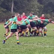 Bracknell (green) lost 13-3 to Bournemouth