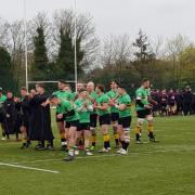 Bracknell (green) edged out Maidenhead 20-19