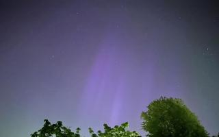 Bracknell News Camera Club member Linda Paxton's snaps of the Northern Lights on Friday, May 10