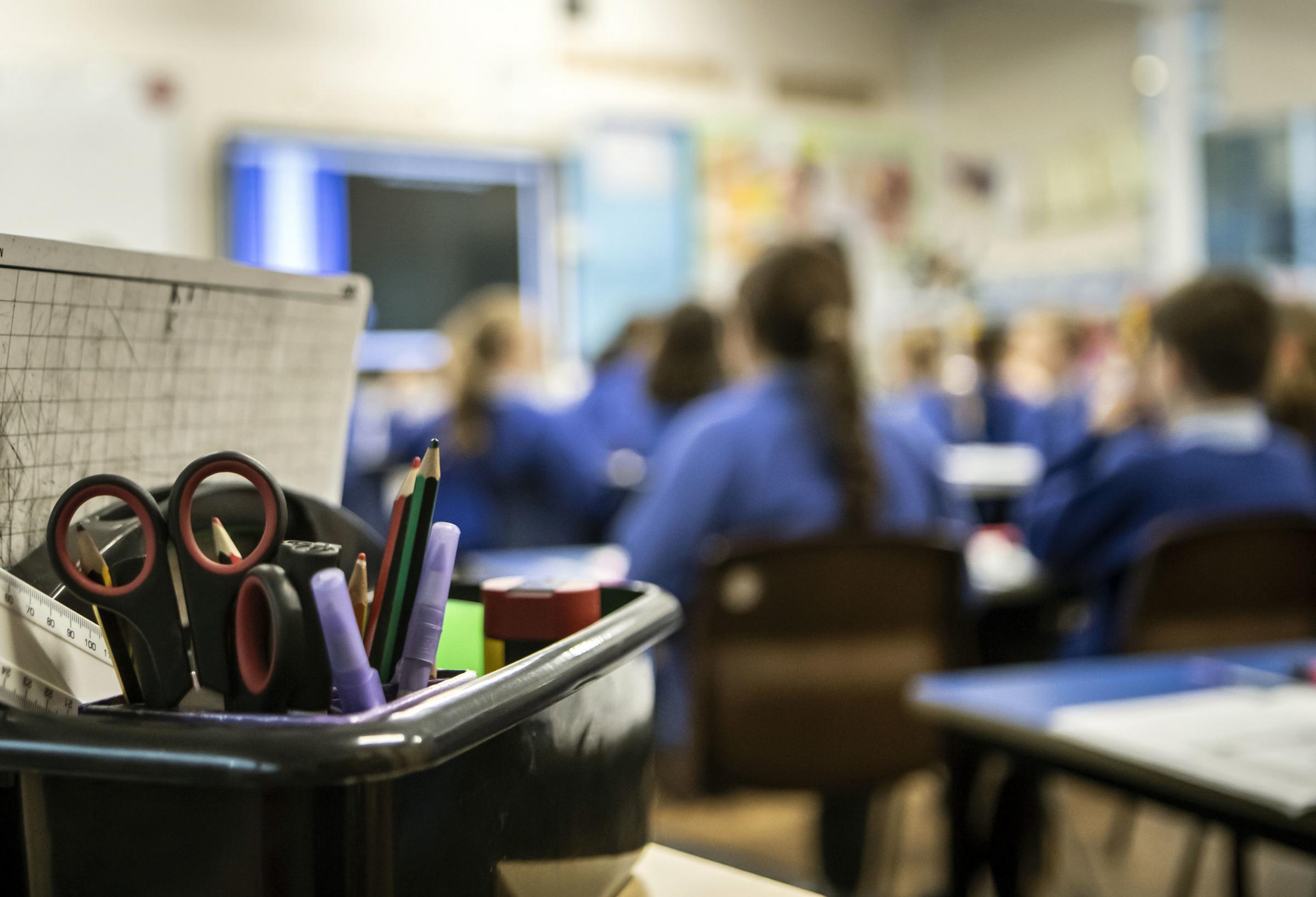 File photo dated 27/11/2019 of school children in a classroom, around 415 schools in England are described as stuck in a cycle of low performance, meaning they have not achieved a good or outstanding report by the watchdog since September