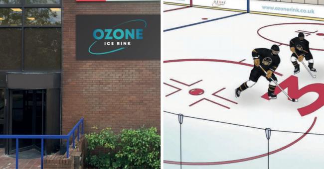 The Ozone Ice Rink would feature two floors with training facilties, changing rooms and a bar