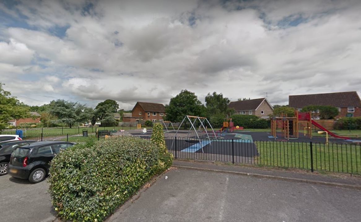 Play area in Charwood Road, Wokingham. Google Maps