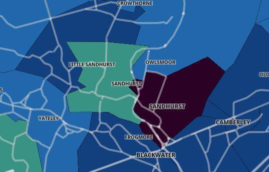 The ONE high risk area in Bracknell with severely high Covid rates