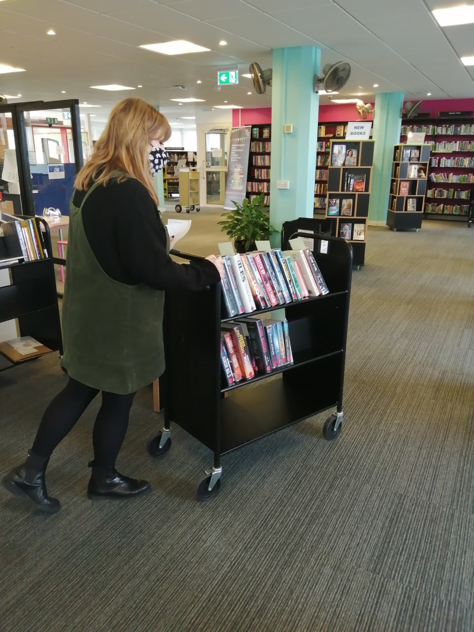 Library workers. Images from Bracknell Forest Council