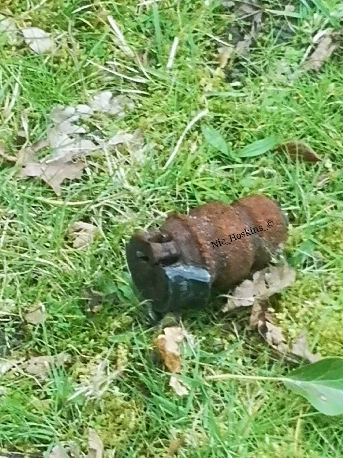 Suspected device found in Saffron Road, Bracknell. Pic by Nic Hoskins