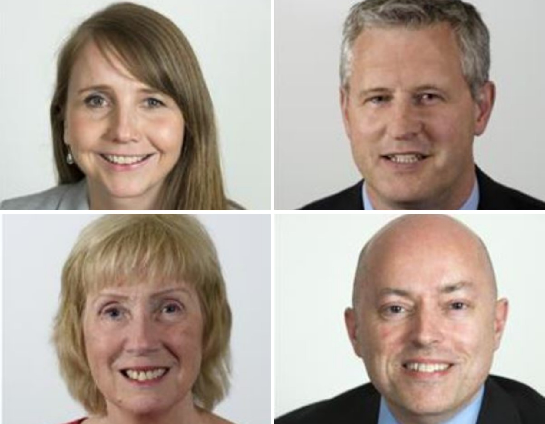 Wokingham Labour councillors Rachel Burgess, Andy Croy, Shirley Boyt and Carl Doran 