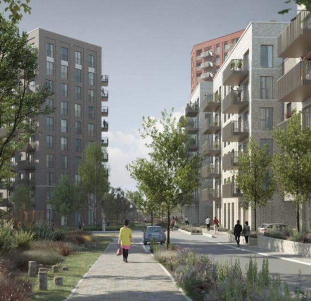 Bracknell News: A massive plan to build 377 homes in Bracknell has been submitted. Credit: Assael