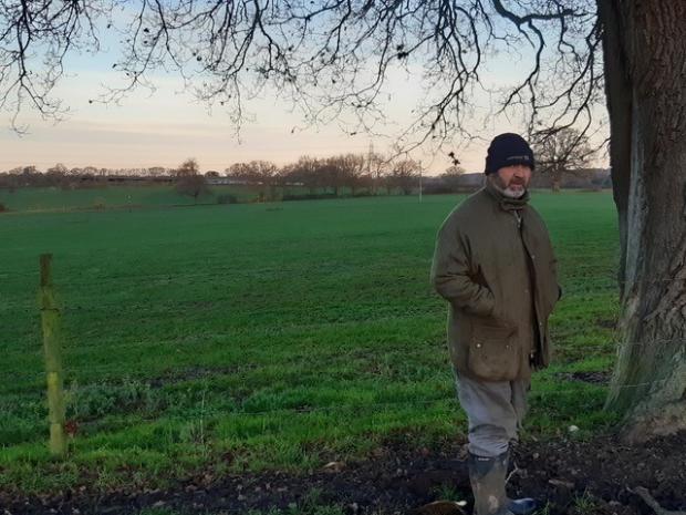 Bracknell News: Farmer Andrew Lake, who will have to leave the farmland if the plan is approved. Credit: Andrew Lake