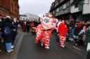 Crowds gather in town centre to celebrate Chinese New Year