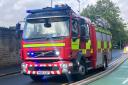 Fire engines spotted at Waitrose in Bracknell Town Centre