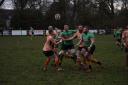 Bracknell (green) beat Brixham 23-19 on Saturday   Pictures by Ian and Sam Hallam
