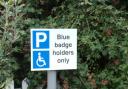 Disabled parking spaces are available to Blue Badge holders