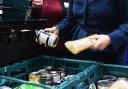 A food bank. Bracknell Forest Council is helping needy families by giving out supermarket vouchers and grants to the town's Foodbank.