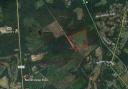 The filming site Swinley Forest. Credit: Google Maps / Bracknell Forest Council planning app 20/01063/FUL