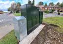 A telecommunications box at The Calfridus Way Playing Fields. Credit: Councillor Chris Turrell