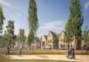 A CGI of what life could look like at the Beaufort Park development. Credit: Southern Housing Group