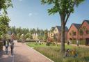 A CGI of what the 226 homes at Beaufort Park will look like. Credit: Southern Housing Group