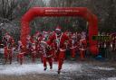 Hundreds of runners gather for Dinton Pastures Santa Dash
