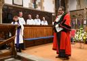 Bracknell Forest Council Mayor councillor Ankur Shiv Bhandari speaks at the first dual faith Mayor\'s Civic Service at St Michael and St Mary Magdalene Church in Easthampstead. Credit: Bracknell Forest Council