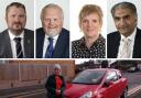 The five Wokingham Borough Councillors standing down ahead of the 2023 elections. Credit: Wokingham Borough Council / LDRS