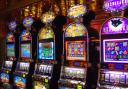 Stock image of a gambling arcade