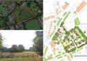 Plans for the proposed development on School Road in Hurst