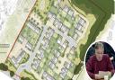 Hugh Reid spoke out against plans to build 56 homes at 33 Barkham Ride