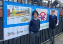 Children's art urges drivers to clean up their act