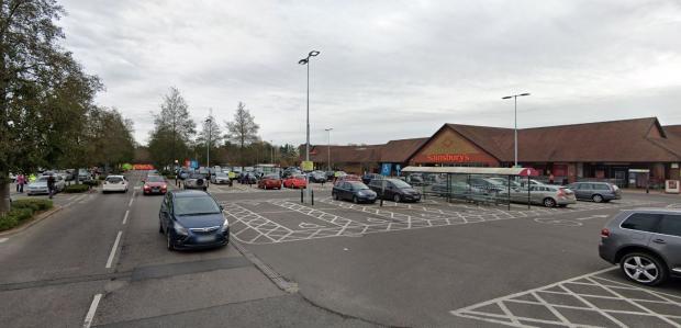 Bracknell News: The Sainsbury car park at Bagshot Road, Bracknell, which was used for motoring meets.  Credit: Google Maps