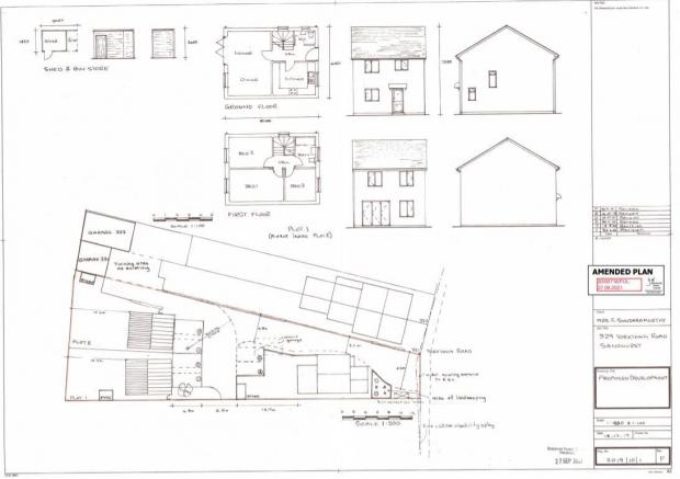 Bracknell News: The amended plan for the two-three bedroom homes at 329 Yorktown Road, Sandhurst. Credit: Mrs S Sundaramurthy