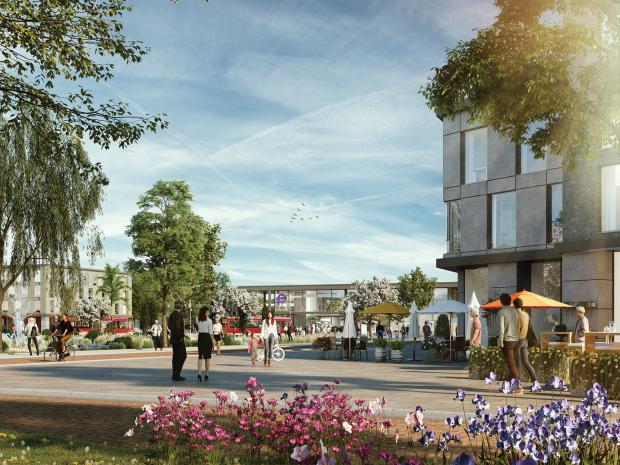 Bracknell News: A CGI of Berkeley Group's proposed Twyford Gardens development. Credit: Berkeley Group