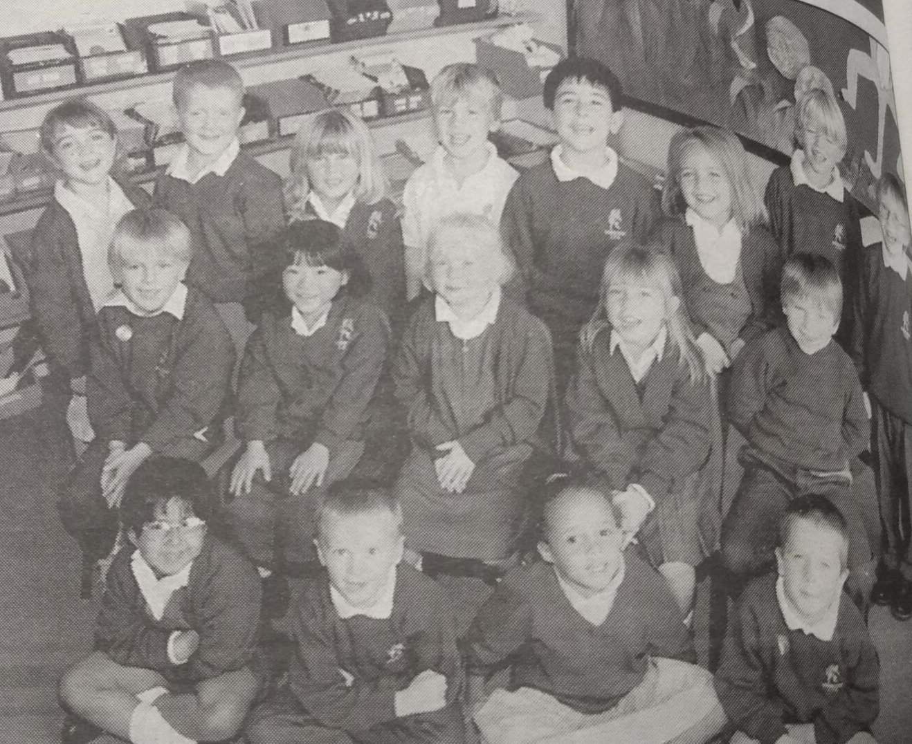 Winnersh Primary School students in September 1997