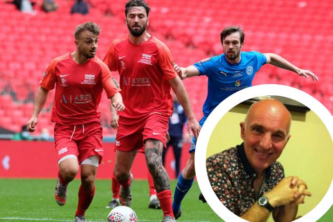 A highlight of Bob Bacon's time as Binfield chairman came last May when he saw his side play in the FA Vase final at Wembley.  Picture: Andrew Batt
