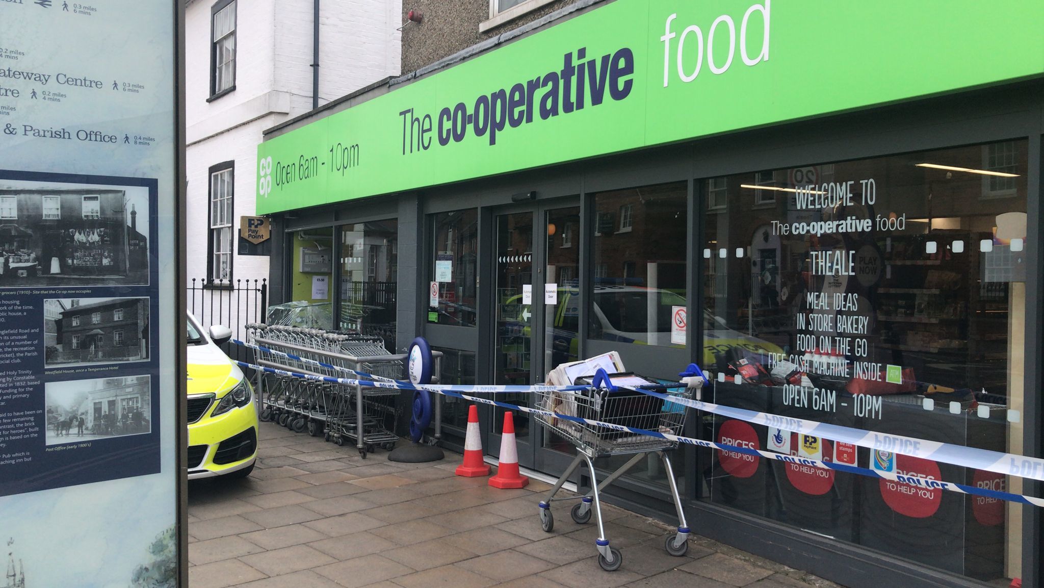 Boots, The Gold Factory and Co-op have all been targeted