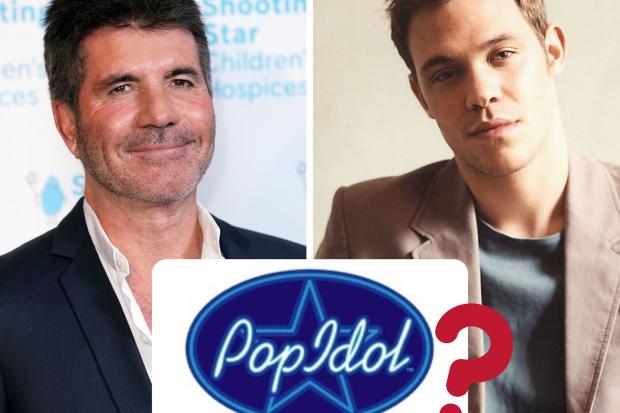 Will Young won the first series of Pop Idol 20 years ago, facing judge Simon Cowell. Pictures: PA/Canva