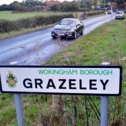 The village of Grazeley, where there were ambitious plans to create a 15,000 home 'garden town'.
