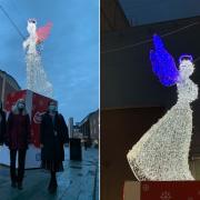 Slough unveils 12 giant angels to honour  frontline Covid fighters