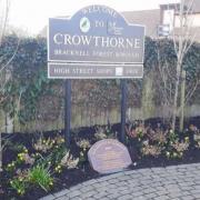 the Millenium Garden in Crowthorne. Credit: Crowthorne Parish Council Archives